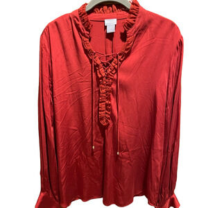 36. WOMENS CHICO’S 2/L DETAIL TOP